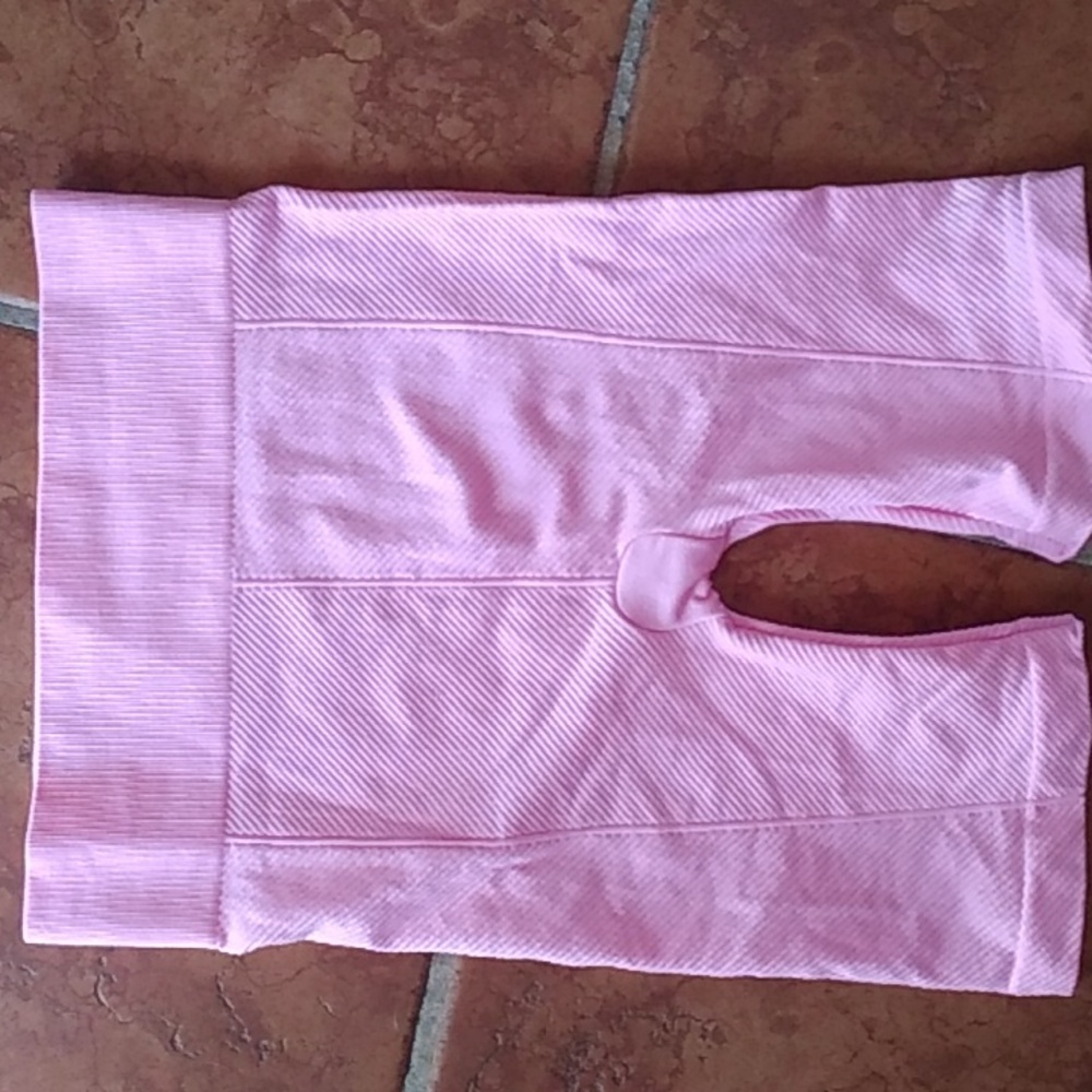 New LA active pink spandex biker shorts